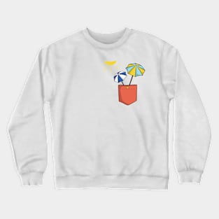 Pocket Beach Crewneck Sweatshirt